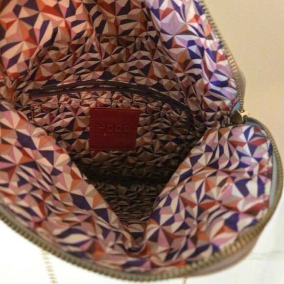 HOBO Daria Leather Shoulder Bag/Clutch in Bronze - Picture 6 of 10